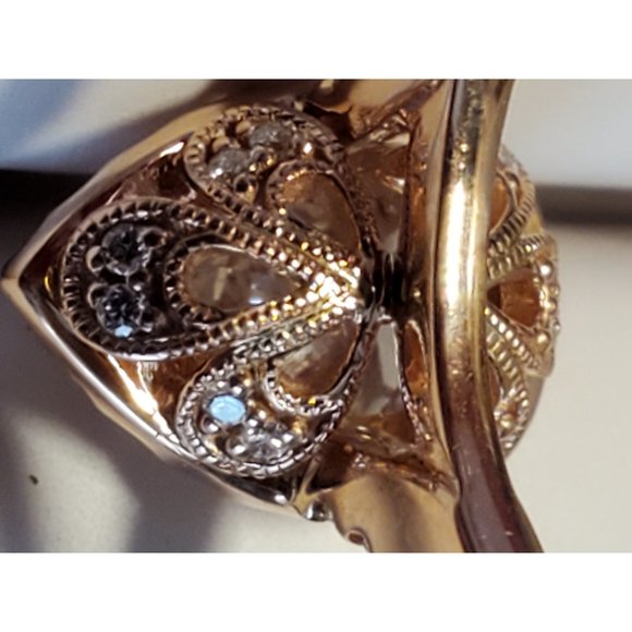 Ashcroft & Oak Jewelry Nwt 4k Gabriel Pear Shaped Halo